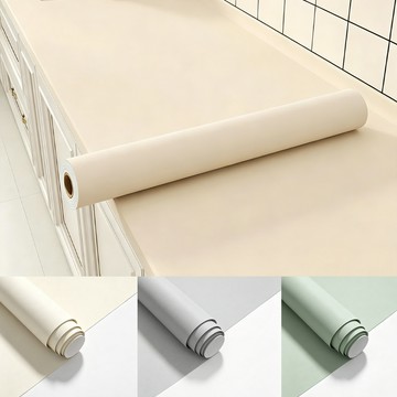 壁貼/牆貼 MULY 60*300cm 加厚臥室自黏牆紙 莫蘭迪色牆貼 防潮防汙壁紙 室內牆面翻新貼紙 高遮瑕壁貼 灶台貼紙