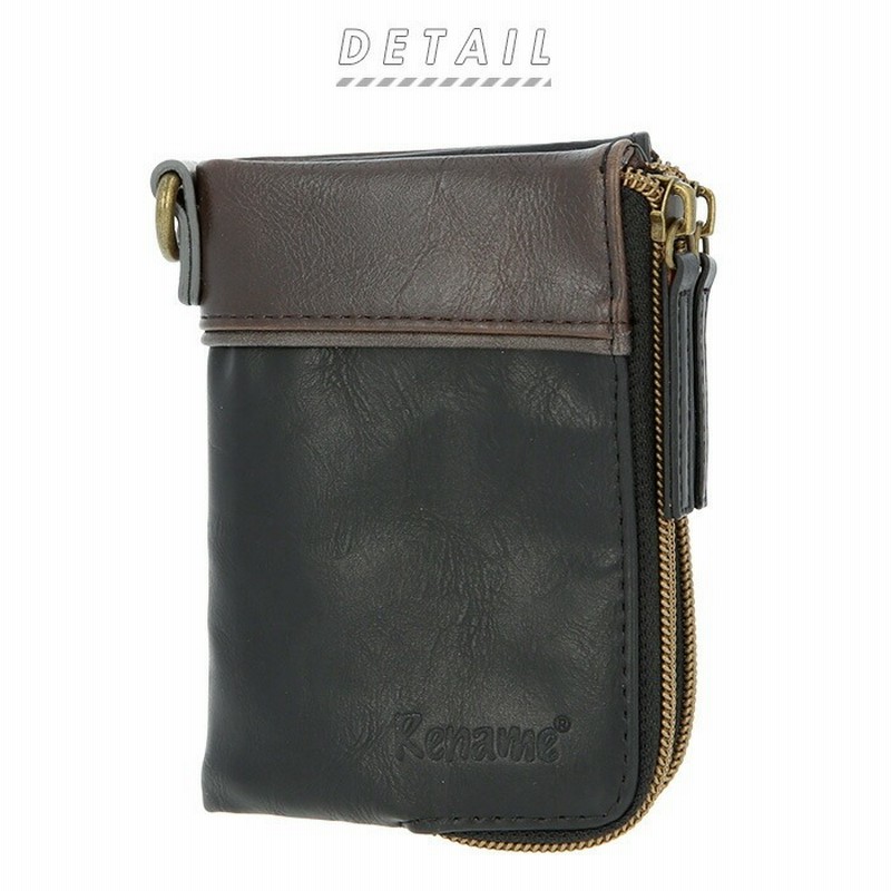 Backyard Family 財布 メンズ 二つ折り カードがたくさん入る 通販 ファスナー 二つ折り財布 大容量 ポケット 小銭入れ ジッパーポケット 男子 中学生 高校生 大学生 Rename Aid リネーム エイド Rpg 折財布 折りたたみ財布 小銭入れあり 小物 ケース フリー メンズ