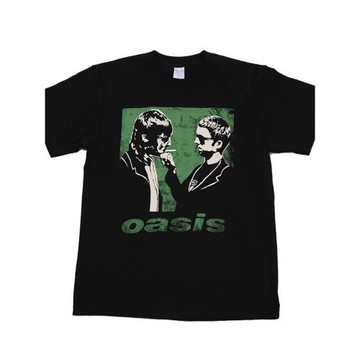 Oasis樂隊電臺司令queen周邊sum41日系復古著vintage搖滾短袖T恤