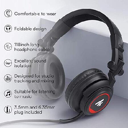 MAONO USB Podcast Microphone with Headphone Set, Zero-Latency Monitoring Computer Condenser PC Mic 192KHZ 24Bit with Mute Button for Recording, Voice