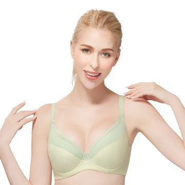 【思薇爾】流動光影系列C-F罩軟鋼圈運動女內衣(柚香黃)