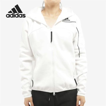 Adidas/阿迪達斯官方正品秋季新款女子休閑連帽夾克外套 GM3281