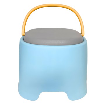 Polywise 翰庭 中軟糖提手椅  藍色 + 灰色 + 黃色