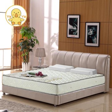 【鴨鴨居家】皮爾斯加厚緹花布蜂巢二線獨立筒床墊-雙人5尺