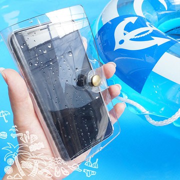 相容於所有型號智慧型手機殼 [透明智慧型手機殼] 透明節日泳池活動戶外 AP01K