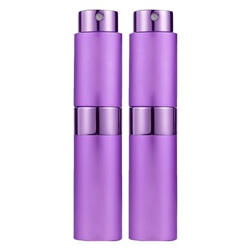 香水旋轉填充瓶 8ml 紫色  2個