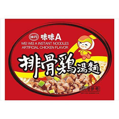 味味A 台湾ラーメン 排骨鶏味 82g×6個