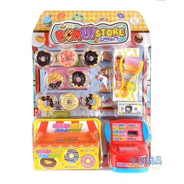 甜甜圈專賣店 扮家家酒 兒童玩具【小胡玩具(電子發票)】