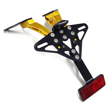 惡搞手工廠 | 山葉YAMAHA 組立式牌架組含牌照燈 適用 T-MAX 530 車牌 LED牌照燈 CNC鋁紋 高低可