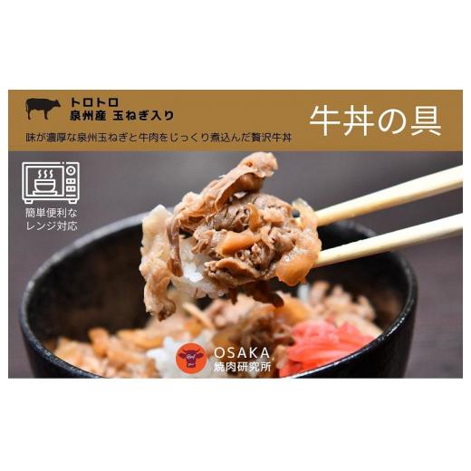 ふるさと納税 大阪府 泉佐野市 牛丼の具 小分け 150g×5袋 レンジ対応 簡単調理