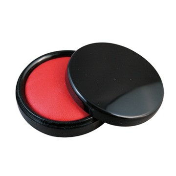 利百代LIBERTY明色朱肉布面印泥40/直徑42mm