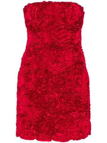 Aje - Gazer mini dress - women - Cotton/Polyester/Spandex/Elastane - 8 - Red