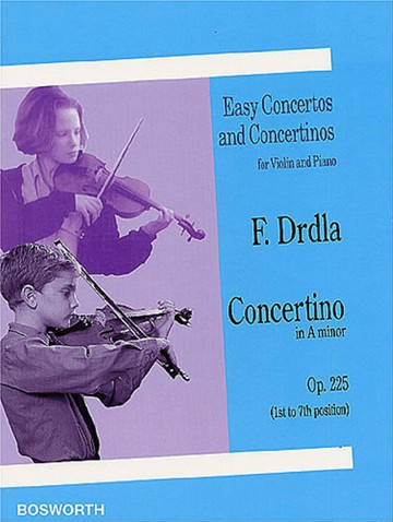 【學興書局】F. Drdla A小調小提琴協奏曲 Op.225 鋼琴伴奏 第一至第七把位