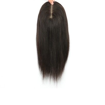 假髮片真髮絲-短直髮25cm隱形補髮片女假髮73us43【獨家進口】【米蘭精品】