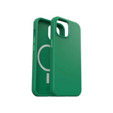 OTTERBOX iPhone 15/14/13/16e 6.1吋 Symmetry Plus 炫彩幾何保護殼-綠(支援MagSafe)