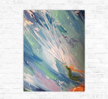 小王子油畫 小王子牆畫 小王子油畫 訂製藝術