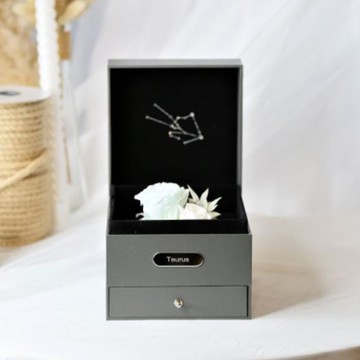 【Flower Plus】   Taurus 金牛座 雙層永生花星座禮盒