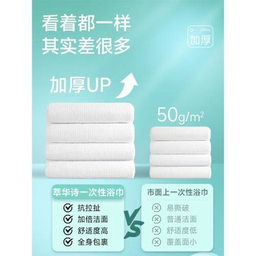 一次性浴巾毛巾壓縮旅行單獨包裝加大加厚便攜洗澡巾酒店套裝