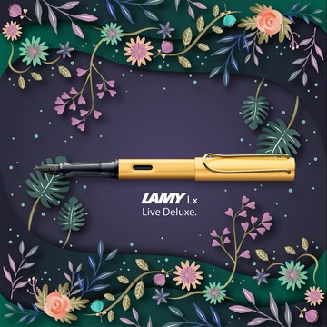【LAMY】 鋼筆 / Lx 奢華系列 - 75閃耀金-官方直營旗艦館