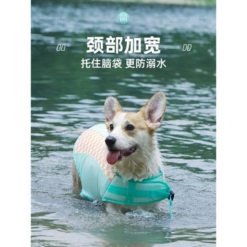 狗狗救生衣夏季寵物狗大型中型犬柯基柴犬浮力衣游泳衣服夏天泳衣