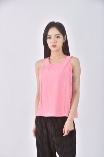 (S) b jai質感無袖粉色上衣