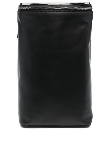 Diesel - 1DR logo-plaque backpack - women - Calf Leather - One Size - Black