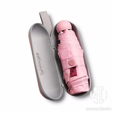 五折傘口袋傘太陽傘晴雨兩用防曬傘遮陽傘女【聚物優品】