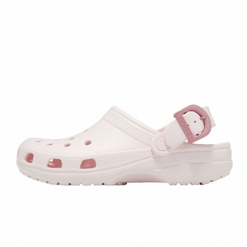Crocs 洞洞鞋 洞洞鞋 Classic Enamel Buckle 男女鞋 經典彩扣克駱格 冰粉 2133477DF