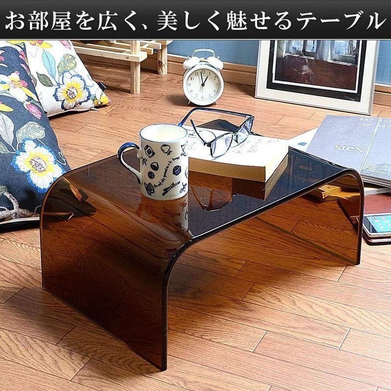 Kuai ローテーブル 全3色・3サイズ アクリル 透明 コーヒーテーブル