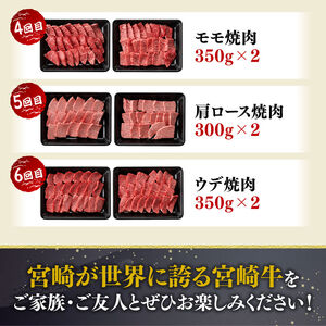 宮崎牛焼肉定期便 全6回