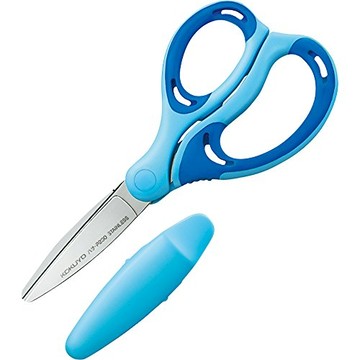 Kokuyo learning scissors aero fit kids glueless blade blue Hasa -P230B