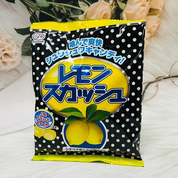 潼漾小舖 日本 fujiya 不二家 爽快 檸檬脆糖 68g 檸檬糖