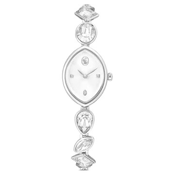 Swarovski 施華洛世奇 Gema珠寶系列手錶 銀色水晶鍊條 不鏽鋼 女士腕表 /5737955 27 x 20 mm｜樂天領券現折★全館特惠中★指定刷卡回饋10%