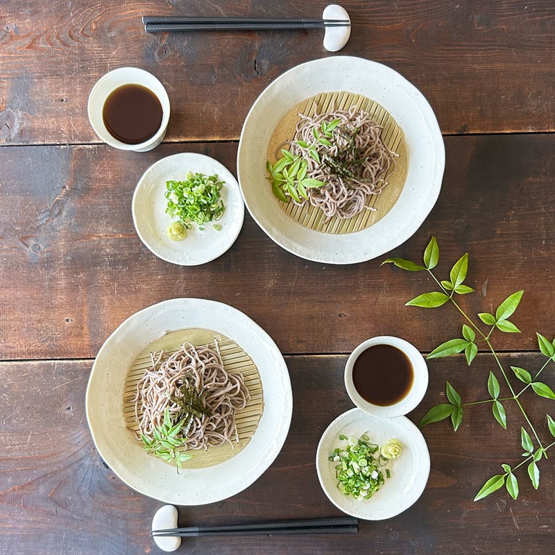 そば食器一式25客分 楽天市場】【送料無料】そば食器 彗星 二人前 そば食器セット