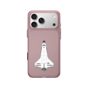 iPhone 17 Pro Max Clear (相機按鈕) 晶醺玫 - NASA - 太空梭1
