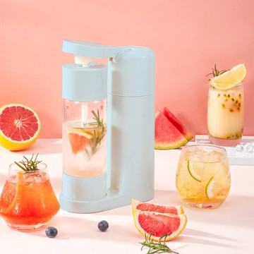 美國drinkmate mini Giraffe258 氣泡水機 哥倫比亞藍