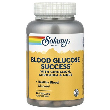 Solaray, Blood Glucose Success™，90 粒素食膠囊
