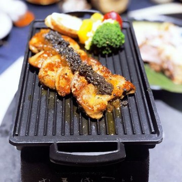 新款日本料理不銹鋼碳烤爐家用木炭燒烤爐嵌入式商用長方烤物碳爐