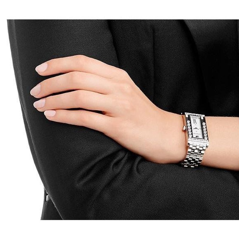 スワロフスキー ラブリー クリスタル スクエアー ホワイト ウォッチ 腕時計 シルバー 5096682 Swarovski Lovely  Crystals Square White Watch | LINEブランドカタログ