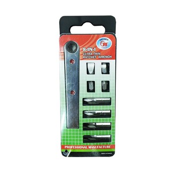 GT 8in1 小型棘輪板手 起子組 MP-1222F