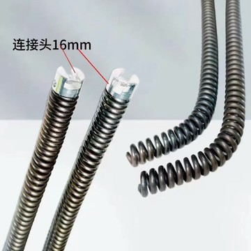 🔥slk嚴選🔥電動下水管道疏通機彈簧16毫米彎頭兒短節頭簧新型專業疏通刀頭簧  嚴選
