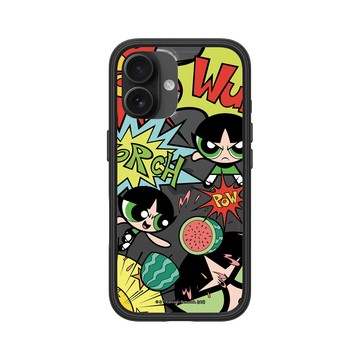 iPhone 16 Mod NX 黑 - The Powerpuff Girls 飛天小女警 - 毛毛