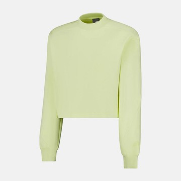 【New Balance】女 長袖上衣 螢光黃_AWT41331LLT-F