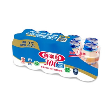 【發酵乳-乳酸飲料】養樂多300Light發酵乳 100ml※實際到貨效期約4天以上