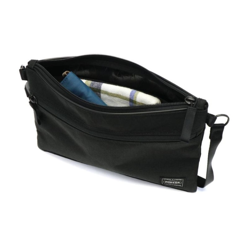 極希少】 ポーター ボディバッグ ディライト レザー ブラック 【極希少