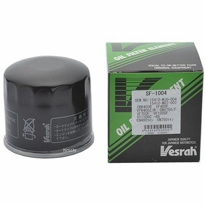 【メーカー在庫あり】 SF-1004 ベスラ Vesrahオイルフィルター 82年-91年 ホンダ、カワサキ JP店