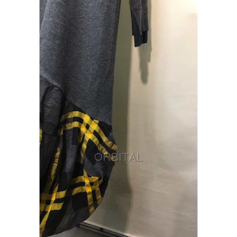 経堂) エンフォルド ENFOLD 20AW ニットコンビ ドレス ワンピース  