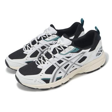 Asics 休閒鞋 GEL-NUNOBIKI 男鞋 白 黑 綠 越野 山系 緩衝 復古跑鞋 亞瑟士 1203A536002