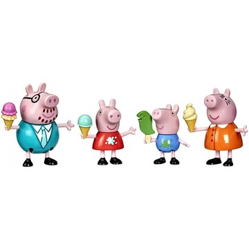 Peppa Pig 粉紅豬小妹 - 佩佩豬家庭角色組(一起吃冰淇淋)