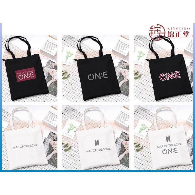 BTS 韓国POPUP MONOCHROME トート トートバッグ 鞄 新品未開封】BTS公式 MONOCHROME モノクローム トートバッグ